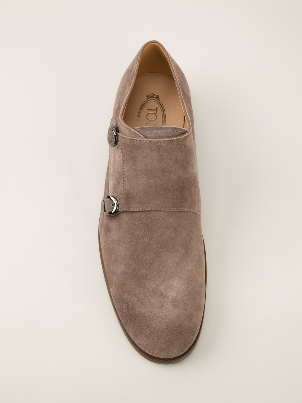 Lyst Tod'S Double Monk Strap Shoes in Natural for Men