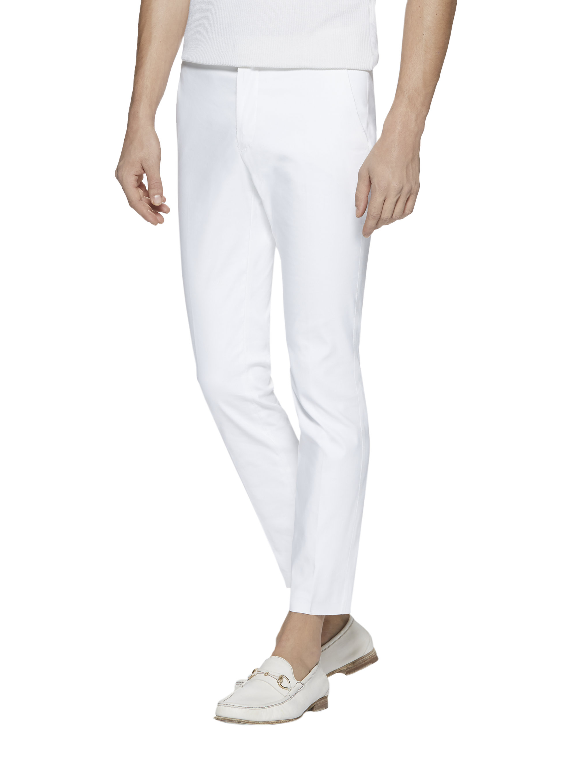 Gucci Stretch-Cotton Pants in White for Men | Lyst