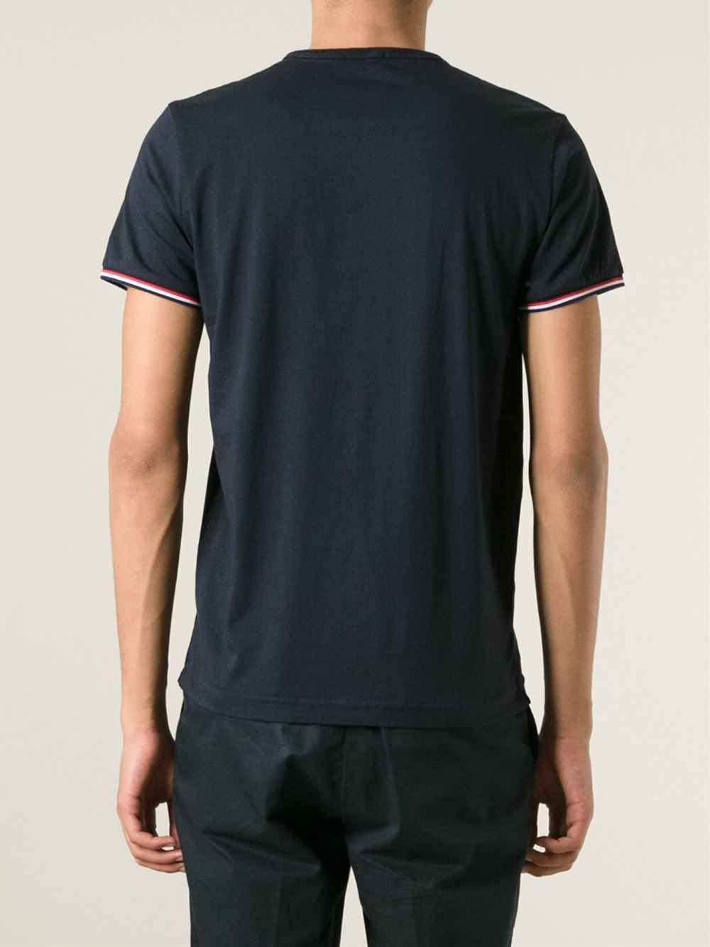 moncler blue t shirt