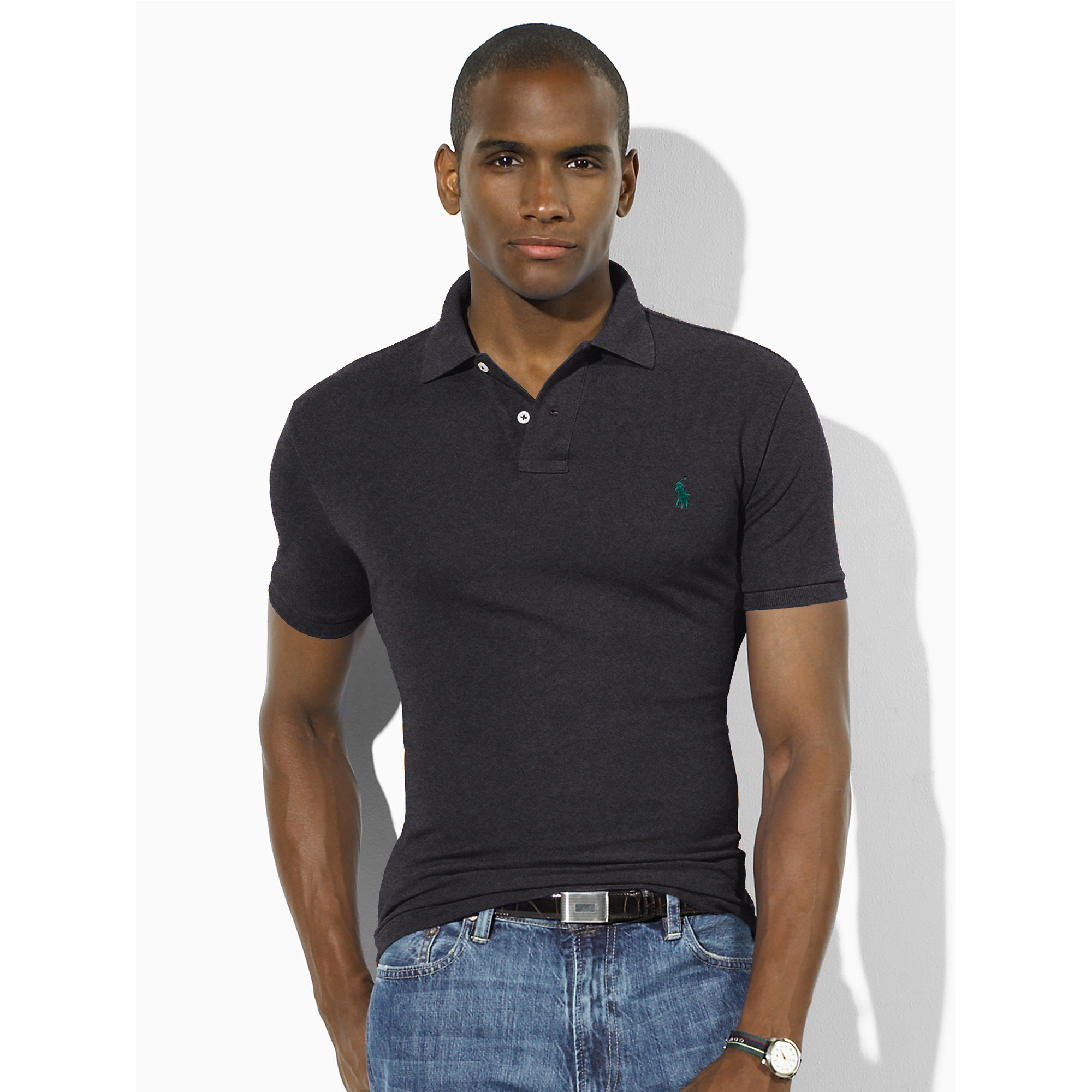 polo slim fit t shirts black