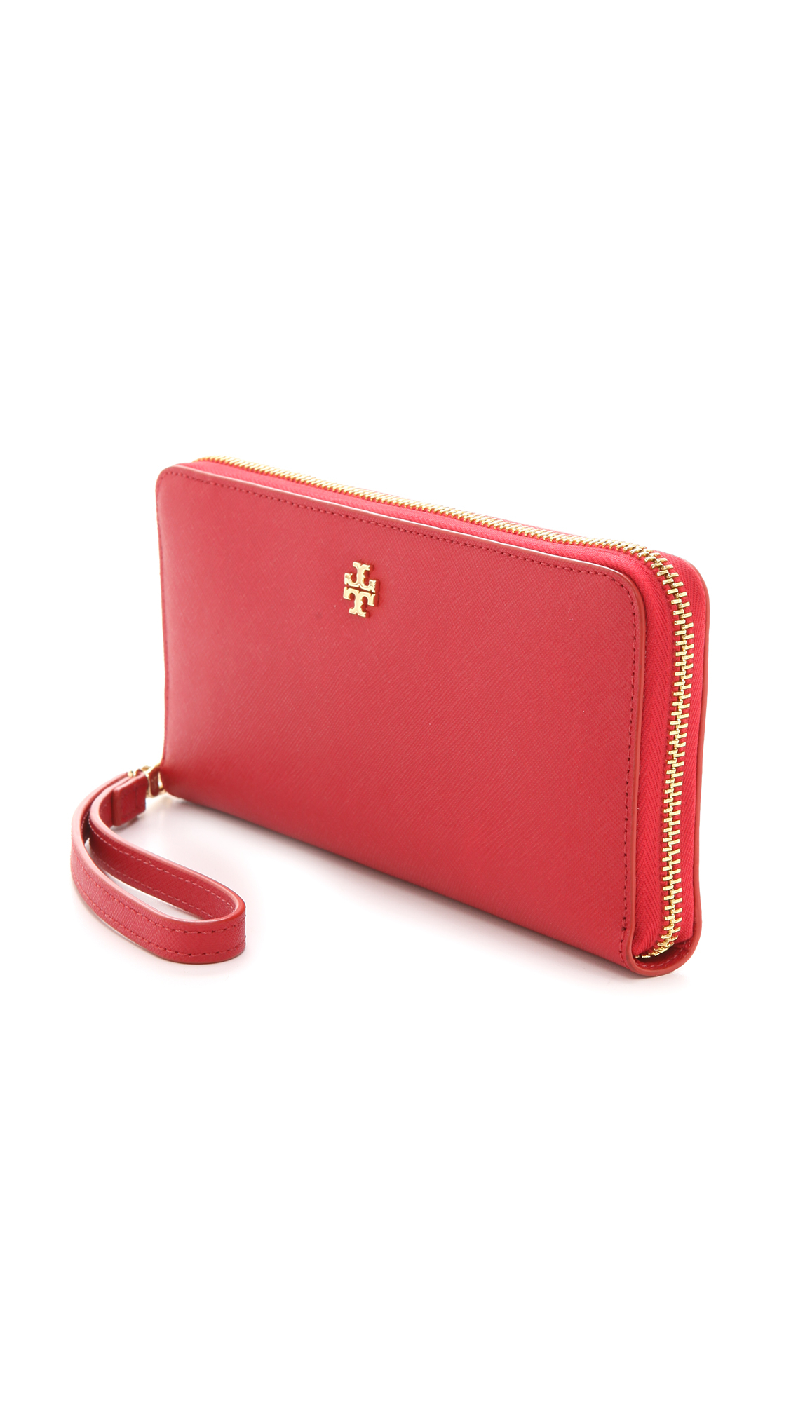 Lyst - Tory Burch York Zip Continental Wallet in Red