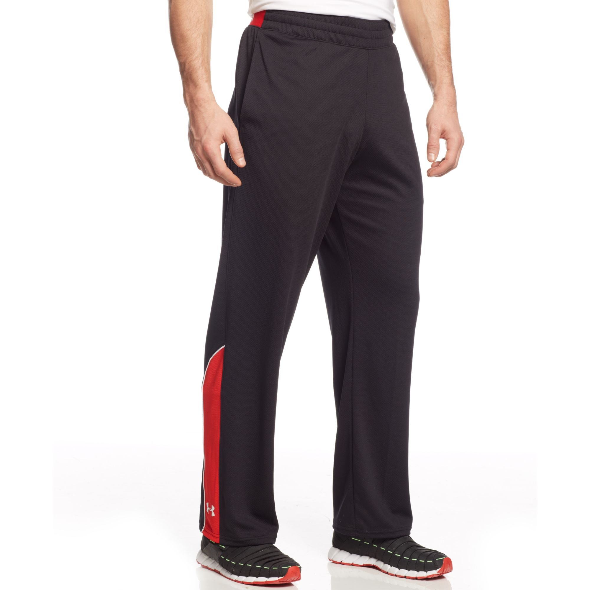 Under armour Reflex Mesh Track Pants in Black for Men | Lyst