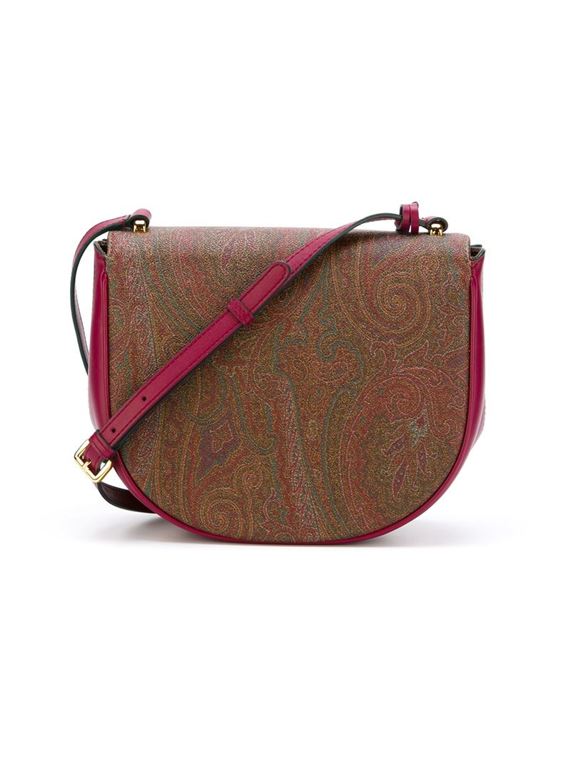 Lyst Etro Paisley Print Crossbody Bag