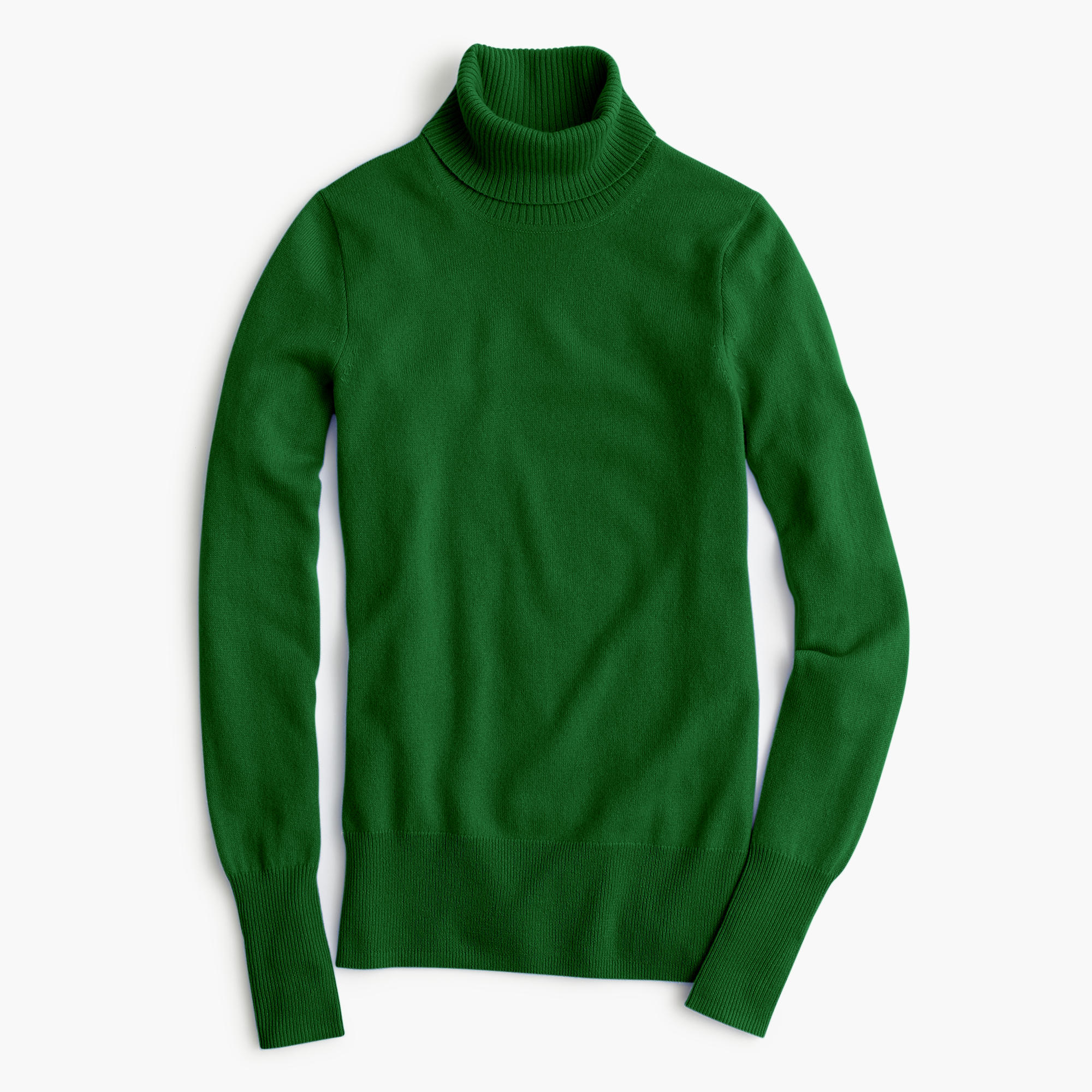 J.crew Collection Classic Turtleneck Sweater In Cashmere in Green ...