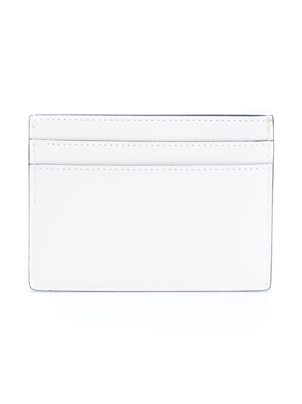 Lyst Saint laurent Leather Card Holder in White