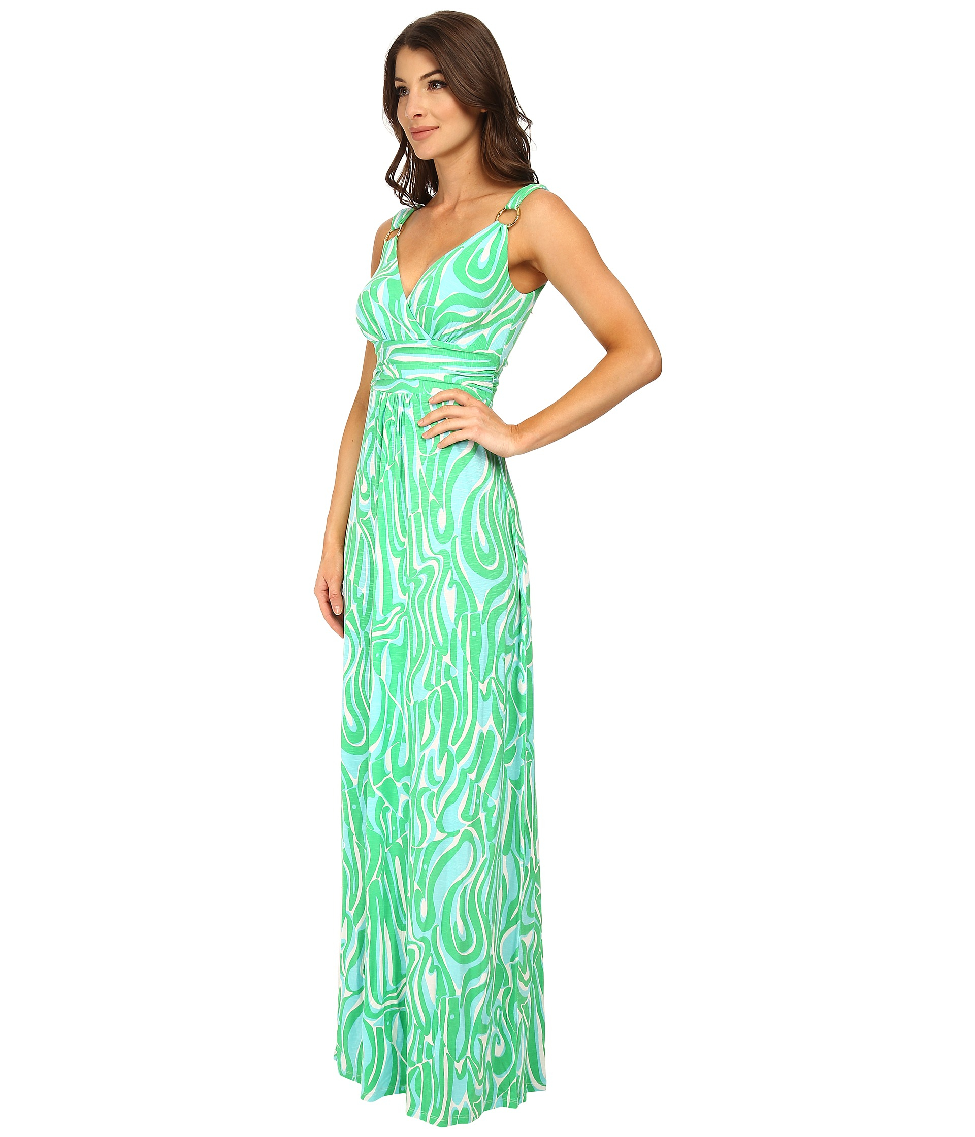 Lilly Pulitzer Villa Maxi Dress In Green Lyst