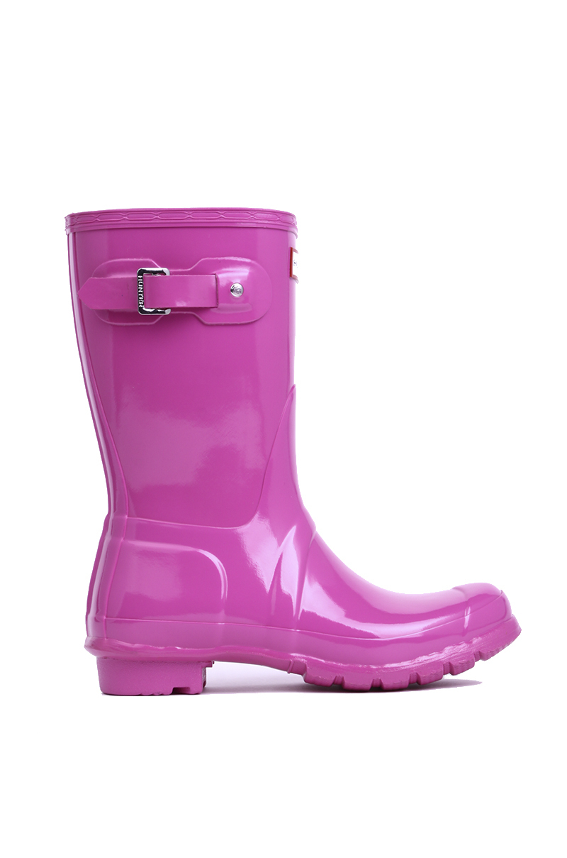 hunter original short gloss waterproof rain boot