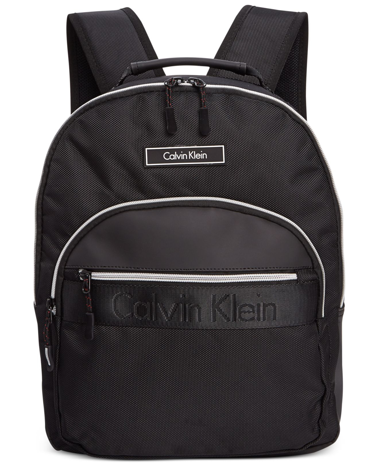 Calvin klein Nylon Backpack in Black | Lyst