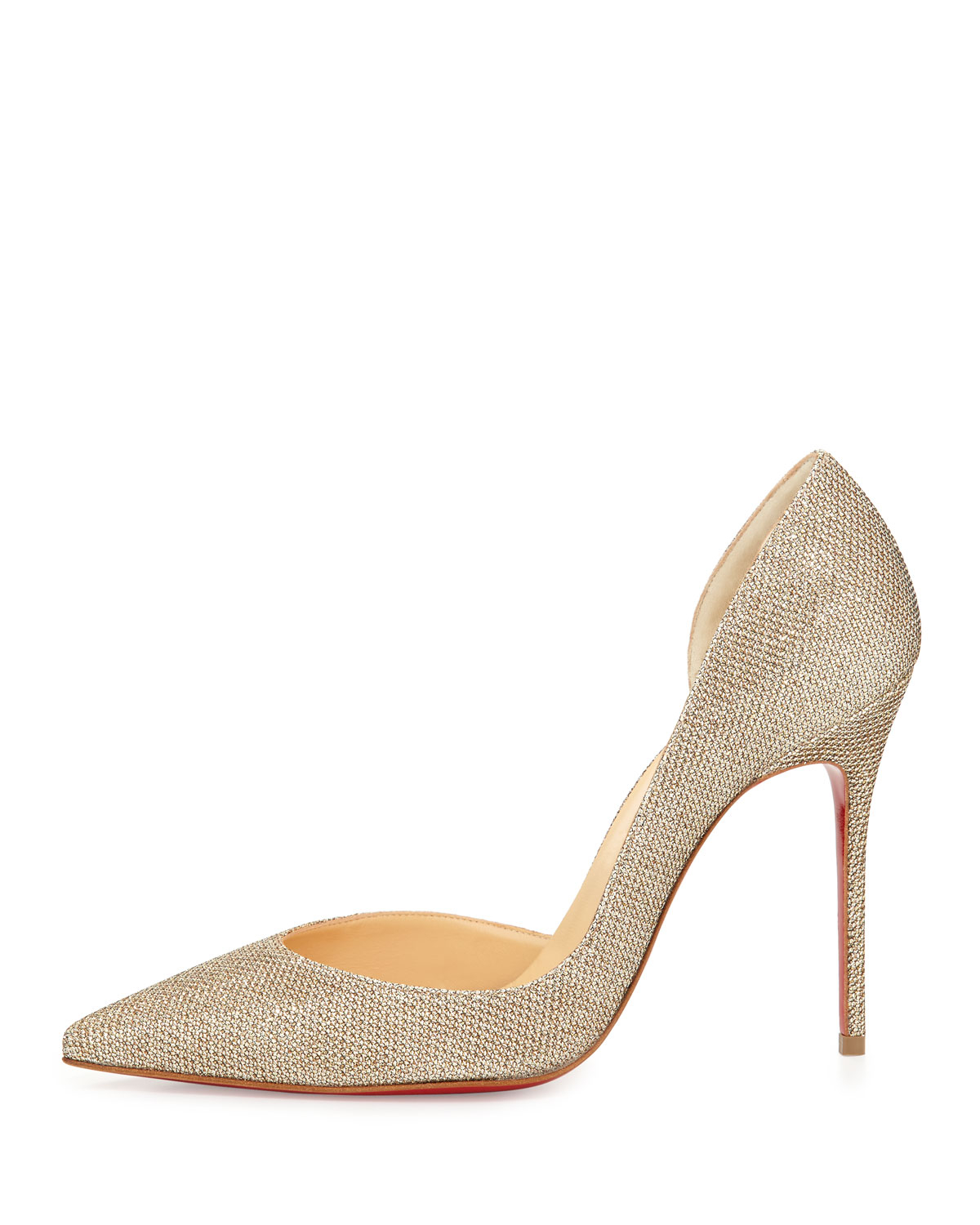 louboutin replica shoes - christian louboutin d\u0026#39;Orsay pumps Red perforated accents | The ...