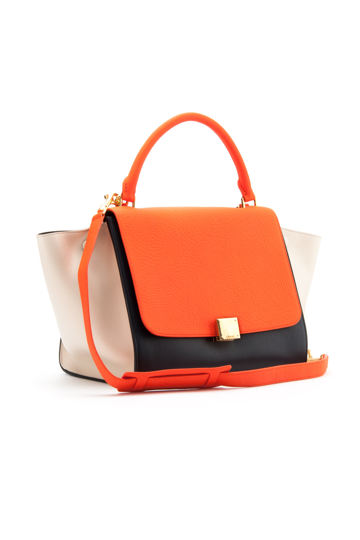 Cline Borsa Medium Remov Shoulder Trapeze Multicolor Elephant in ...  
