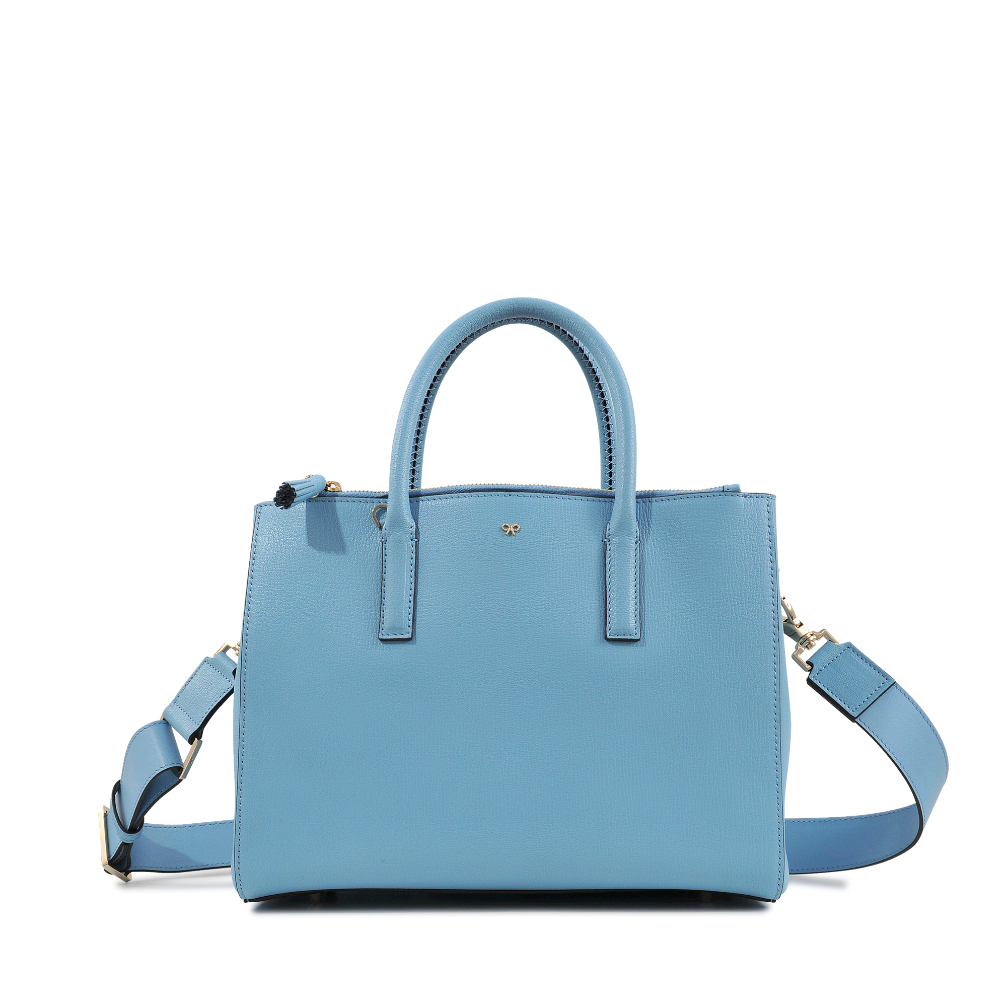Lyst Anya Hindmarch Ebury Soft Small Smiley Bag In Blue Gallery Women S Anya Hindmarch