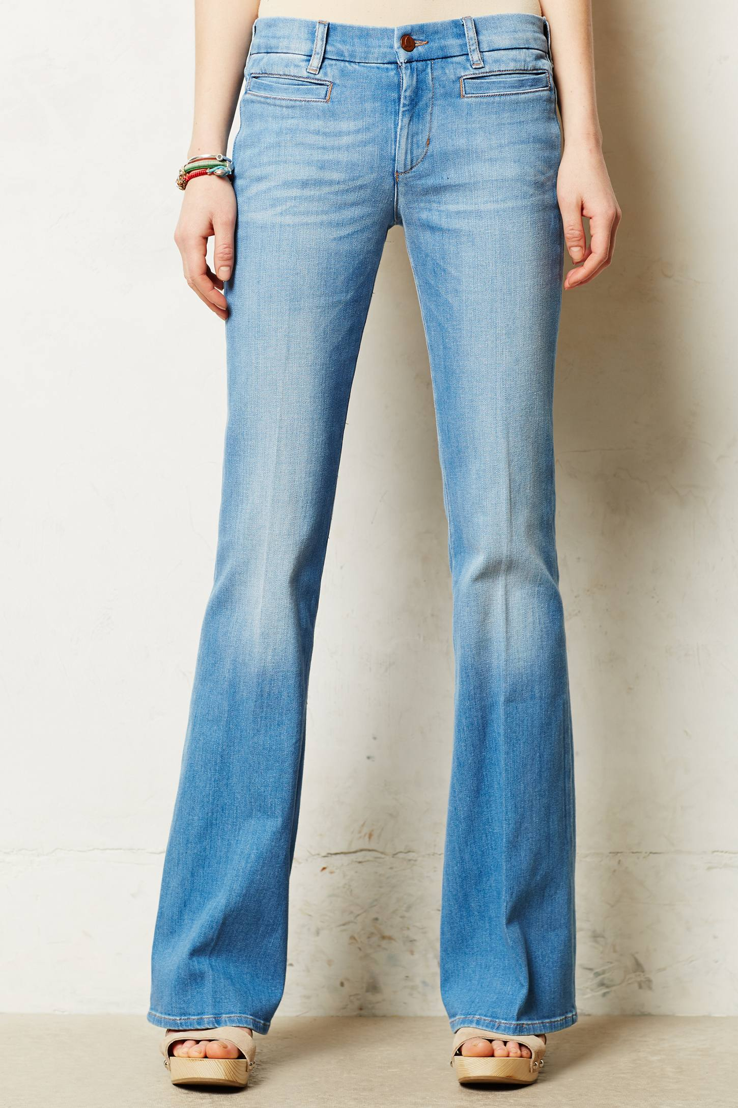 Mih Jeans Marrakesh Flare Jeans in Blue (Dreaming Blue) | Lyst