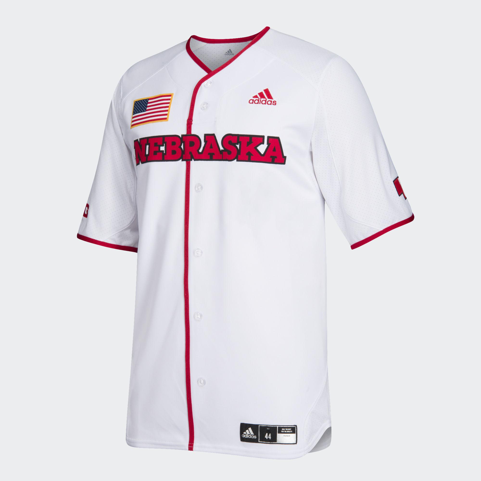 Lyst Adidas Baseball Jersey Nebraska en blanco para los hombres Lyst Adidas Baseball Jersey Nebraska en blanco para los hombres
