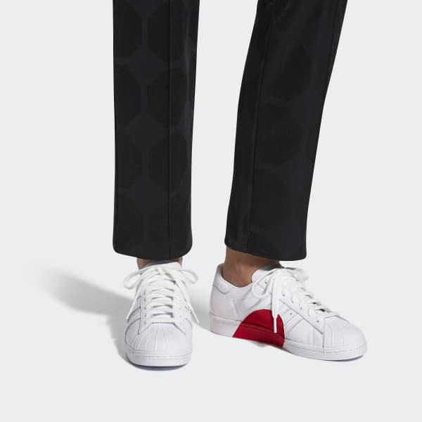 adidas Superstar 80s Half Heart Shoes in White Lyst