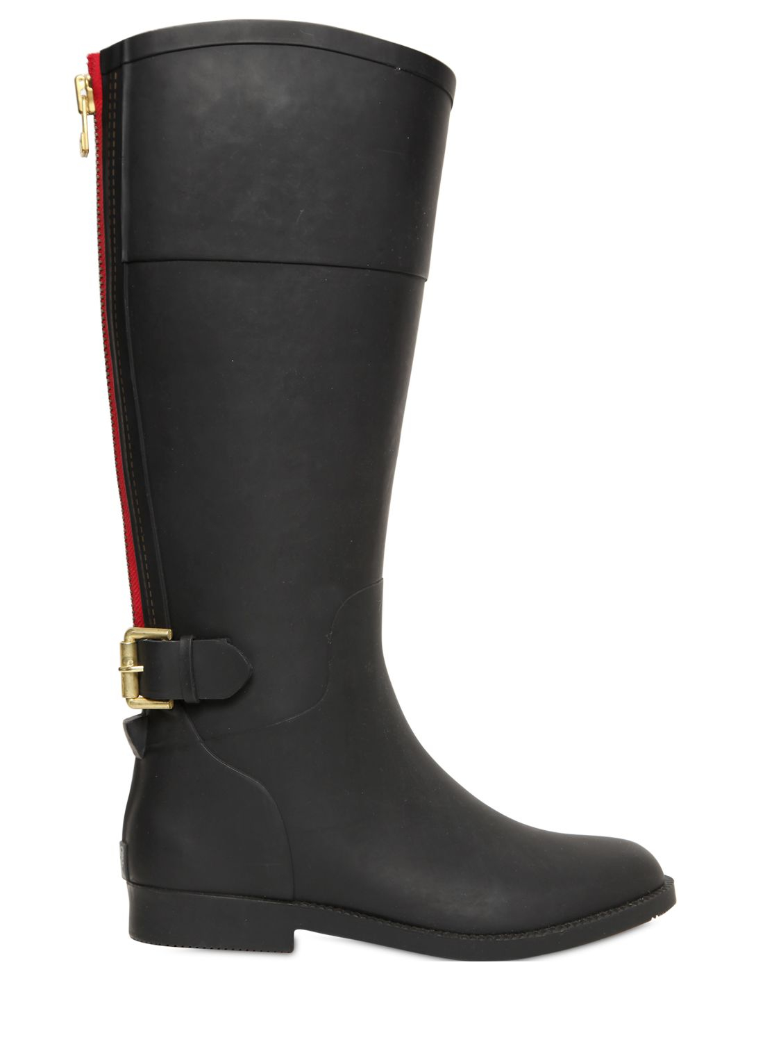 natural color leather boots
