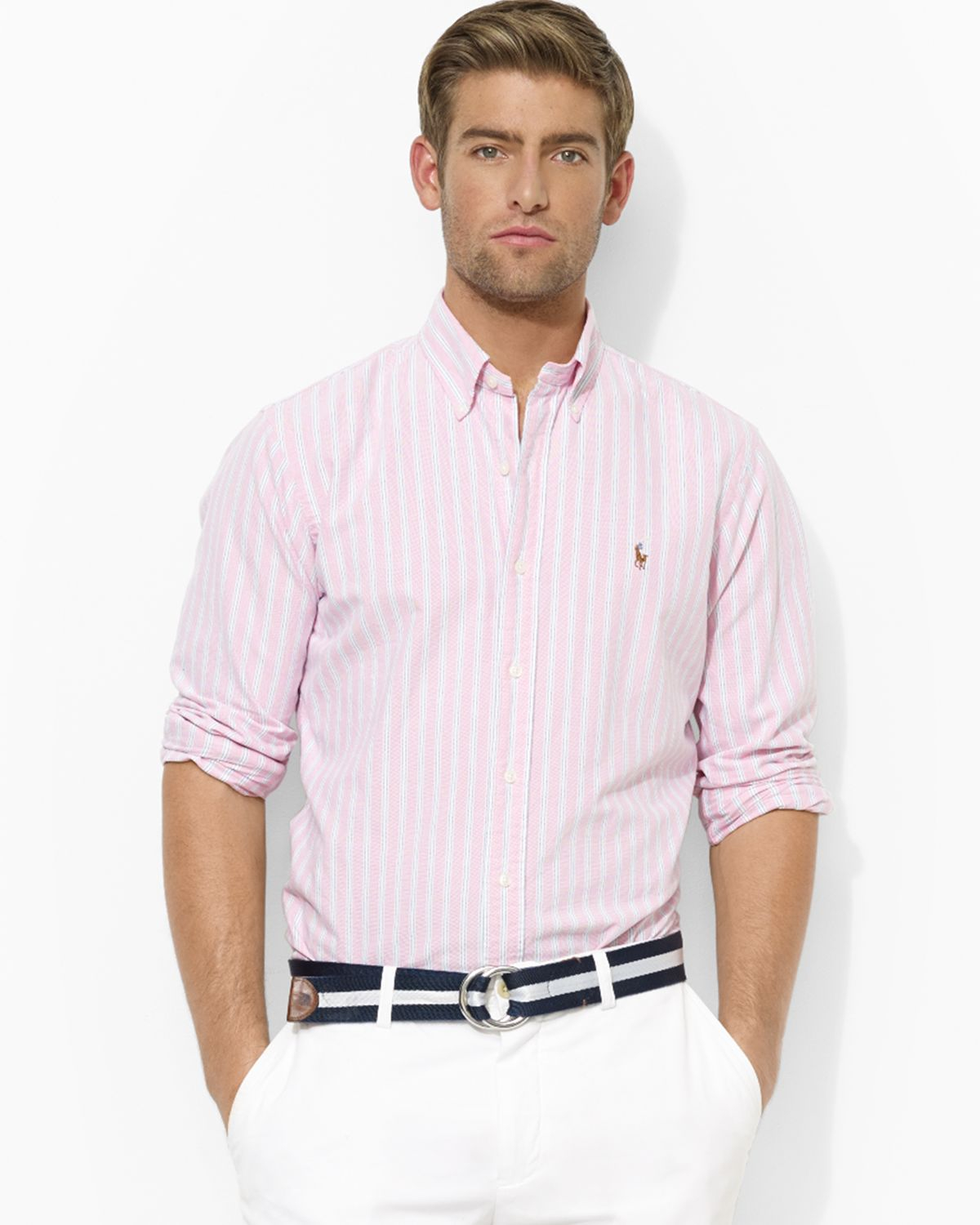 Polo Ralph Lauren Cotton Slim-fit Stretch Oxford Shirt in 