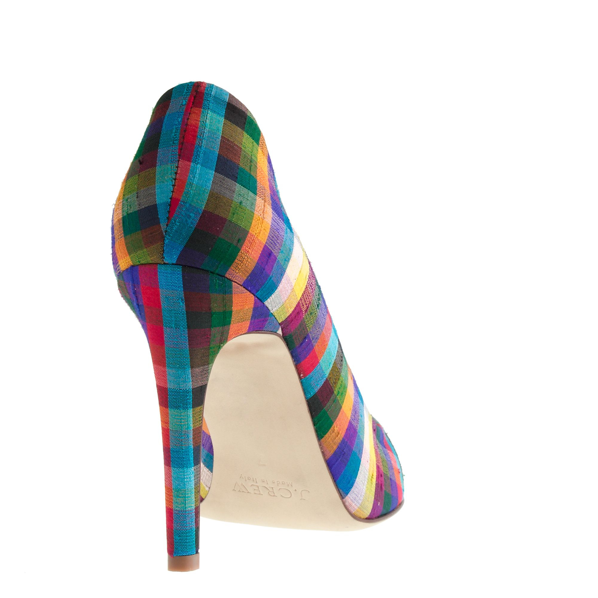 j crew plaid pumps