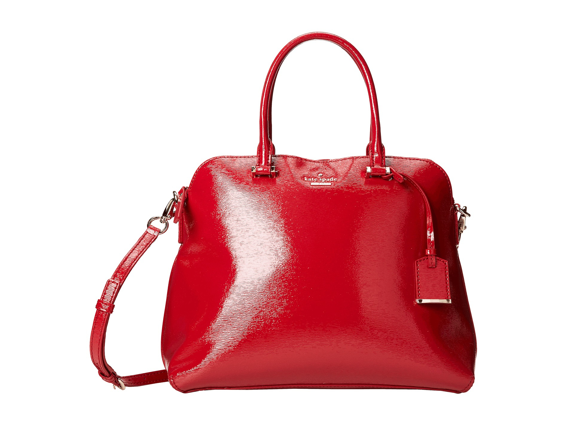 Lyst Kate Spade New York Cedar Street Patent Reena Bag In Red Gallery