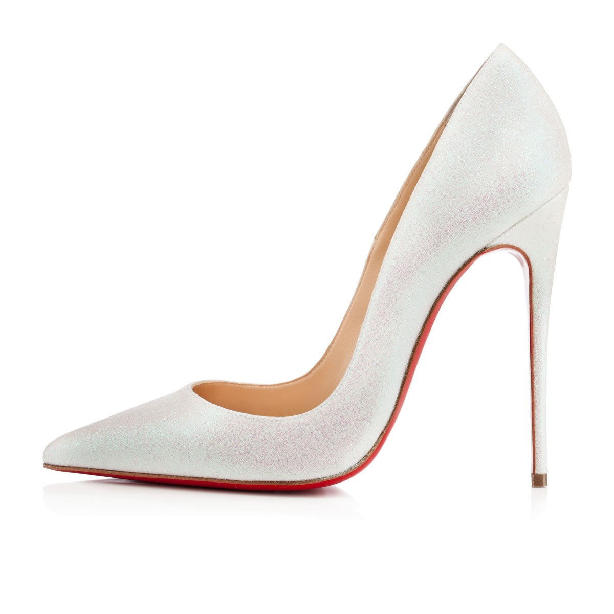 Christian louboutin So Kate Glitter in White (red) | Lyst  