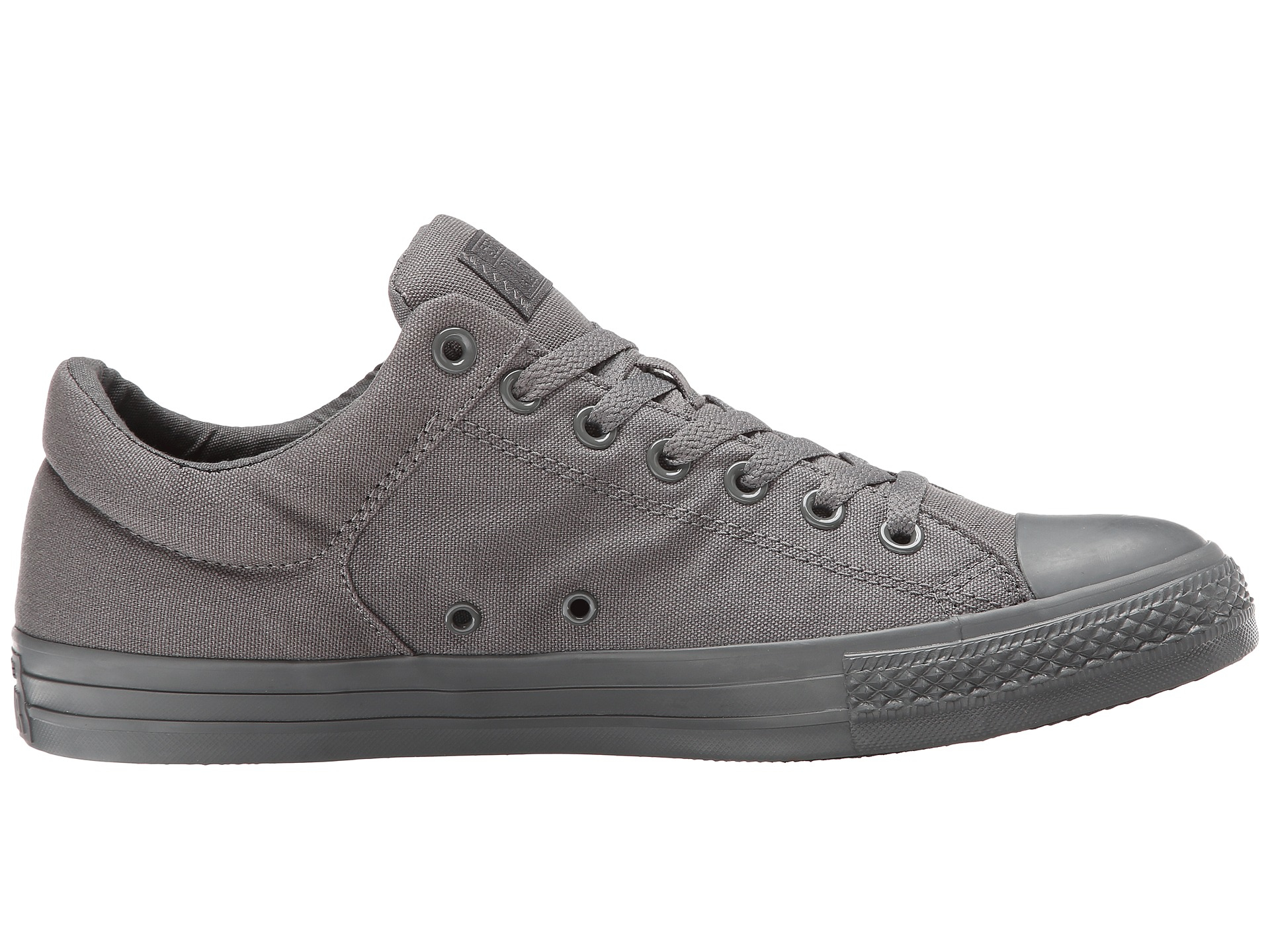 Converse grey all star peached canvas ox trainers best sale