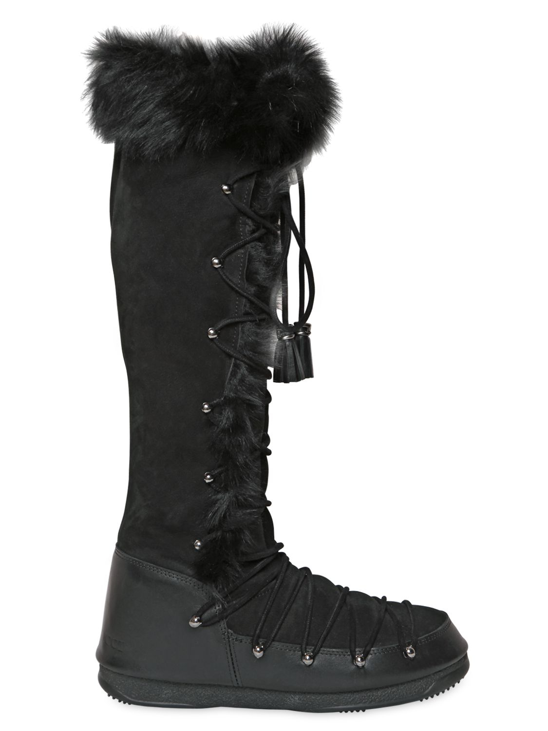 snow boots shearling