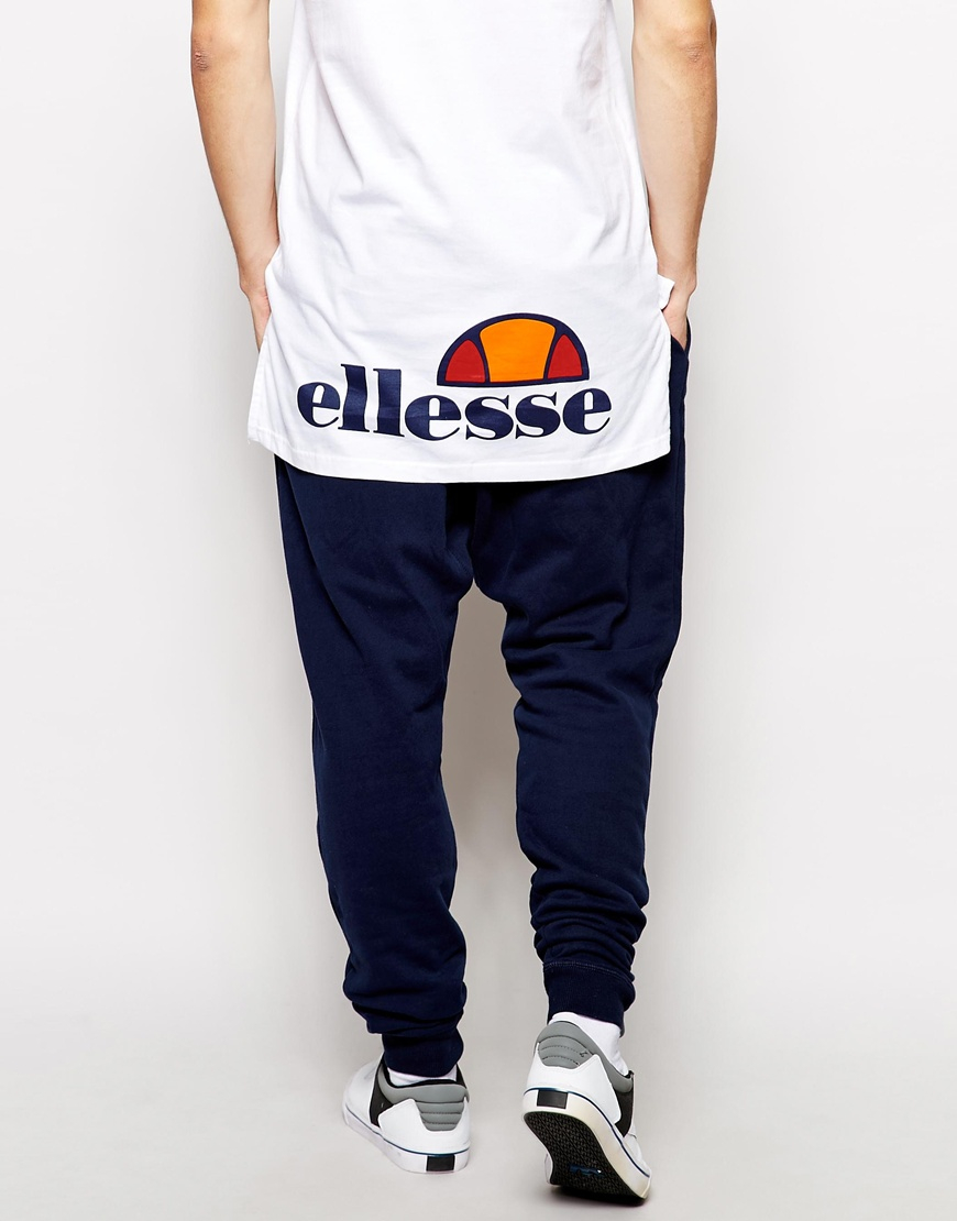 ellesse blue track pants