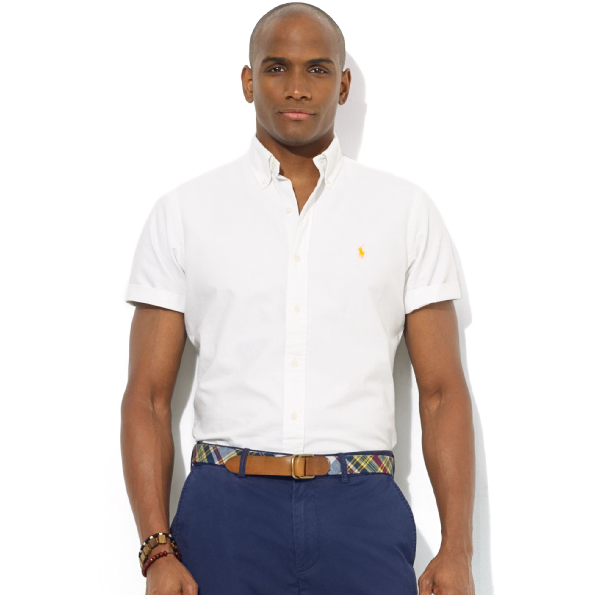 Polo Ralph Lauren Polo Classicfit Shortsleeved Oxford Sport Shirt in ...