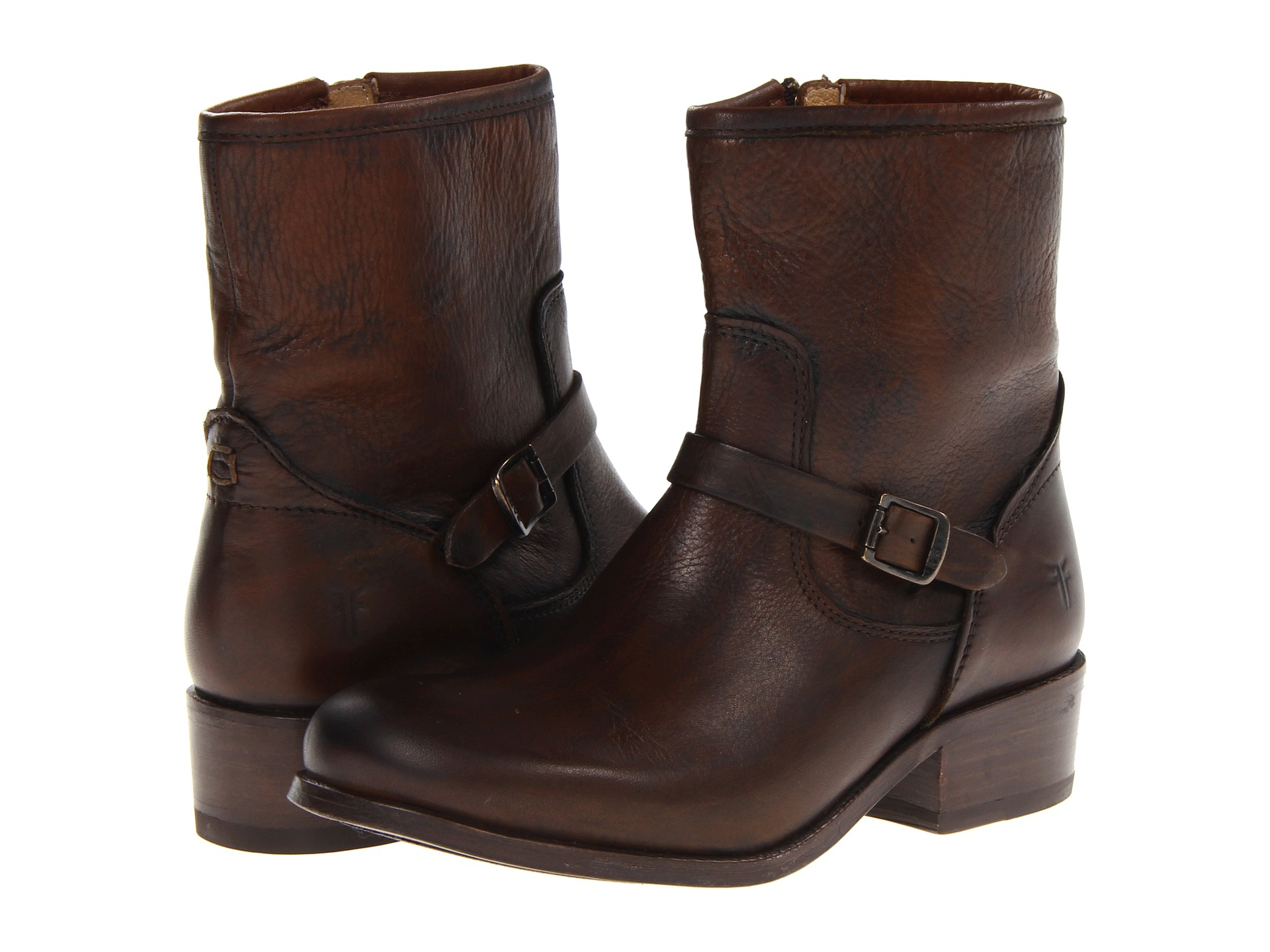 Coach Jayden Harness Leather Bootie in Brown - Save 47% | Lyst