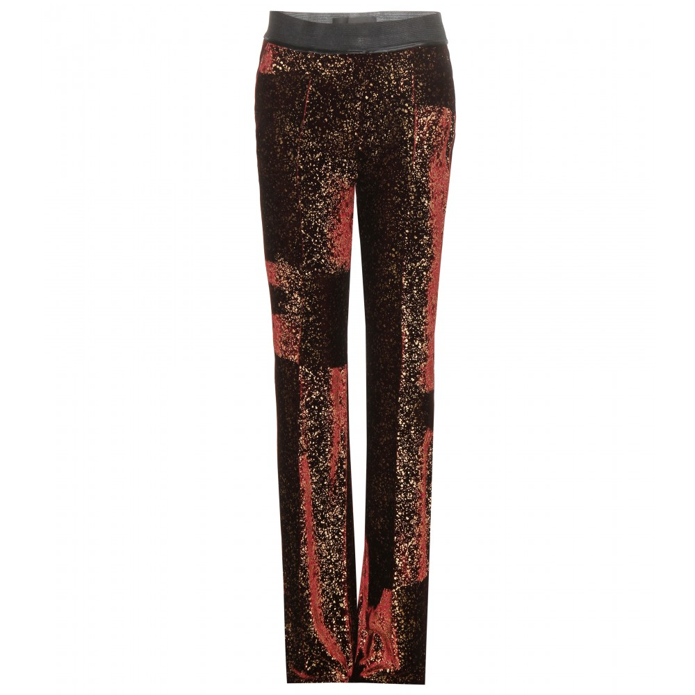 Printed Velvet | haider ackermann printed velvet trousers in purple lyst Printed Velvet | haider ackermann printed velvet trousers in purple lyst