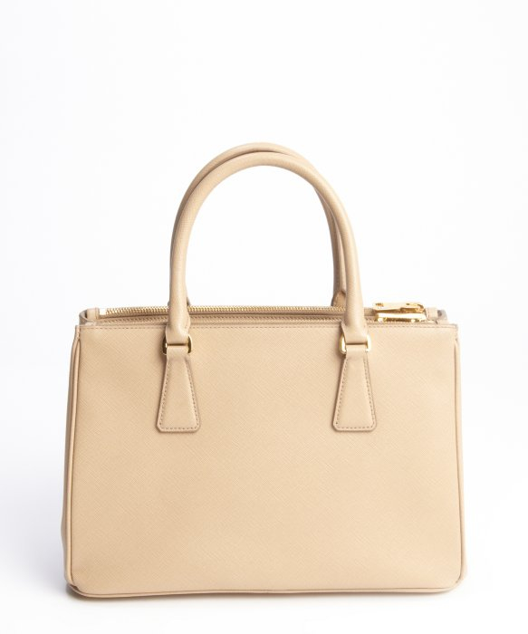 prada saffiano leather messenger bag - Prada Sand Saffiano Leather \u0026#39;Lux\u0026#39; Convertible Shoulder Bag in ...