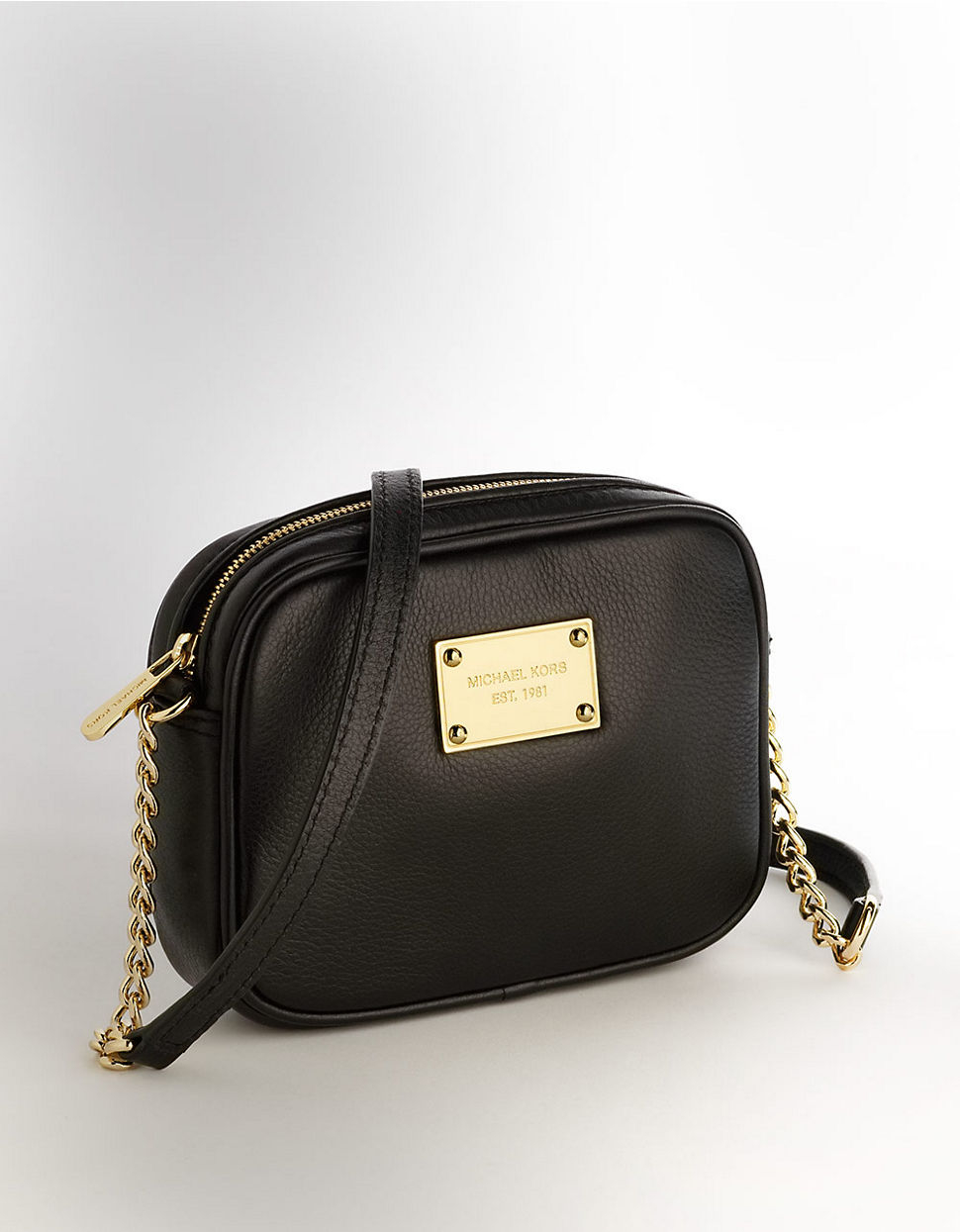 Lyst Michael Kors Jet Set Crossbody Bag In Black Gallery