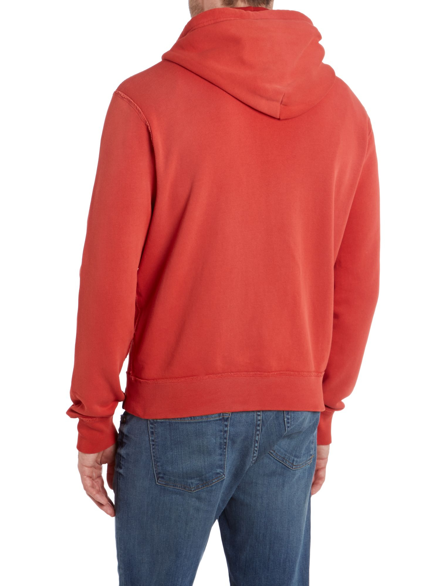 Polo ralph lauren Zip Up Fleece Sweat Top in Red for Men | Lyst