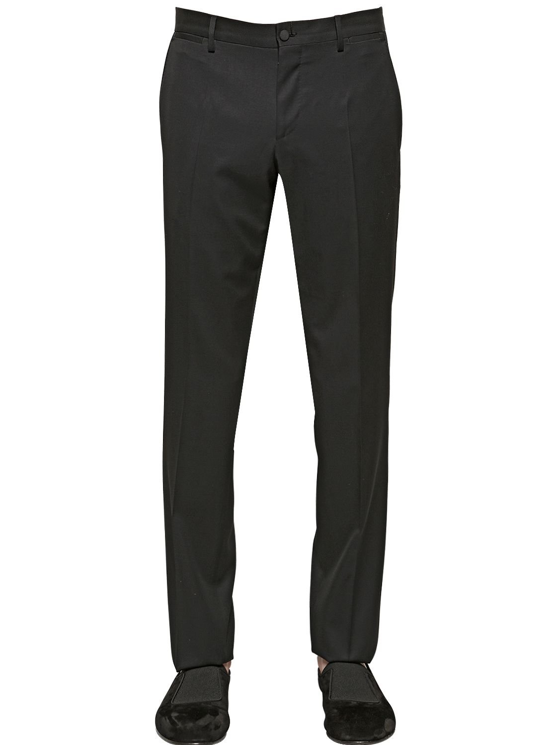 Lyst - Dolce & Gabbana Wool Gabardine 3 Piece Suit in Black for Men