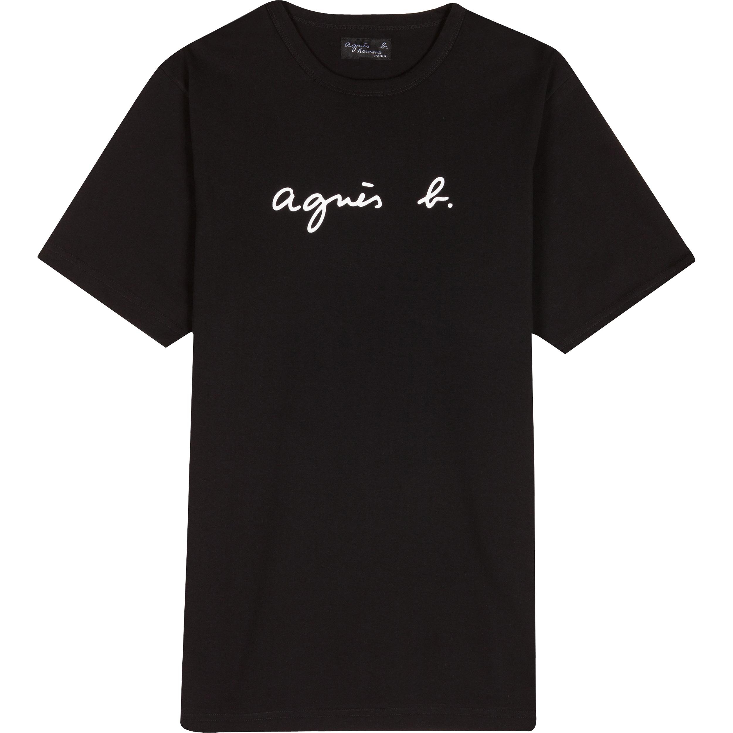 Agnes b. Black T-shirt Agnès B. in Black for Men | Lyst