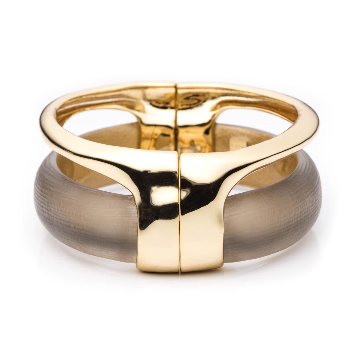 Lyst - Alexis Bittar Gold Stacked Hinged Bracelet You Might Also Like
