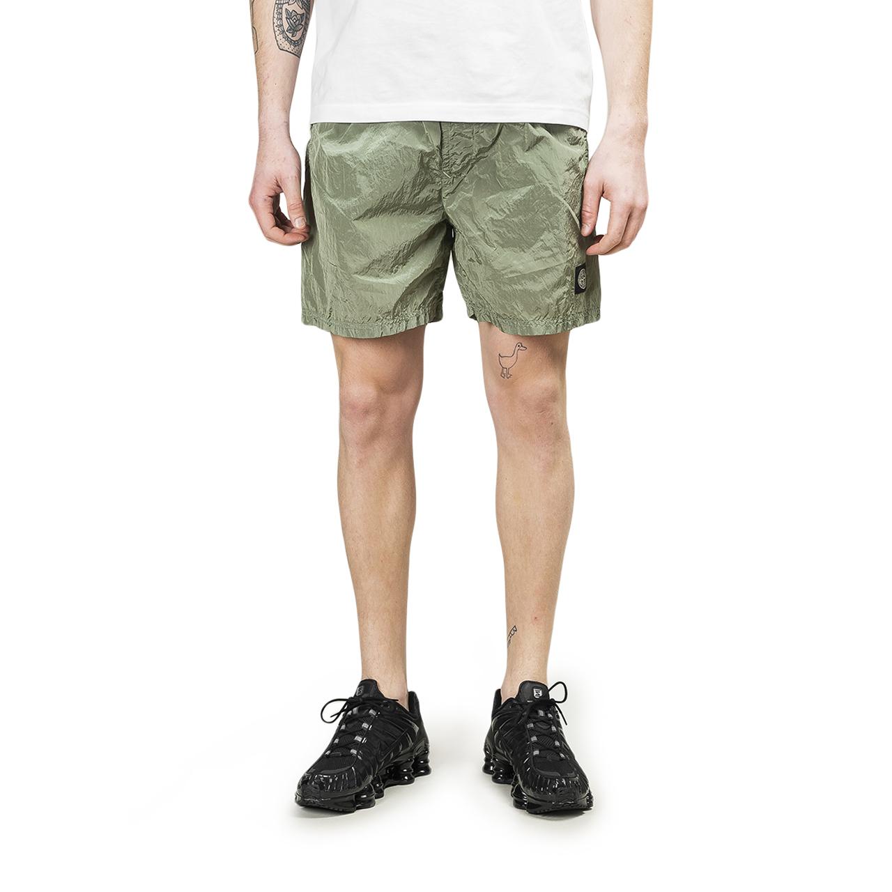 Stone Island Shorts in Green for Men - Lyst