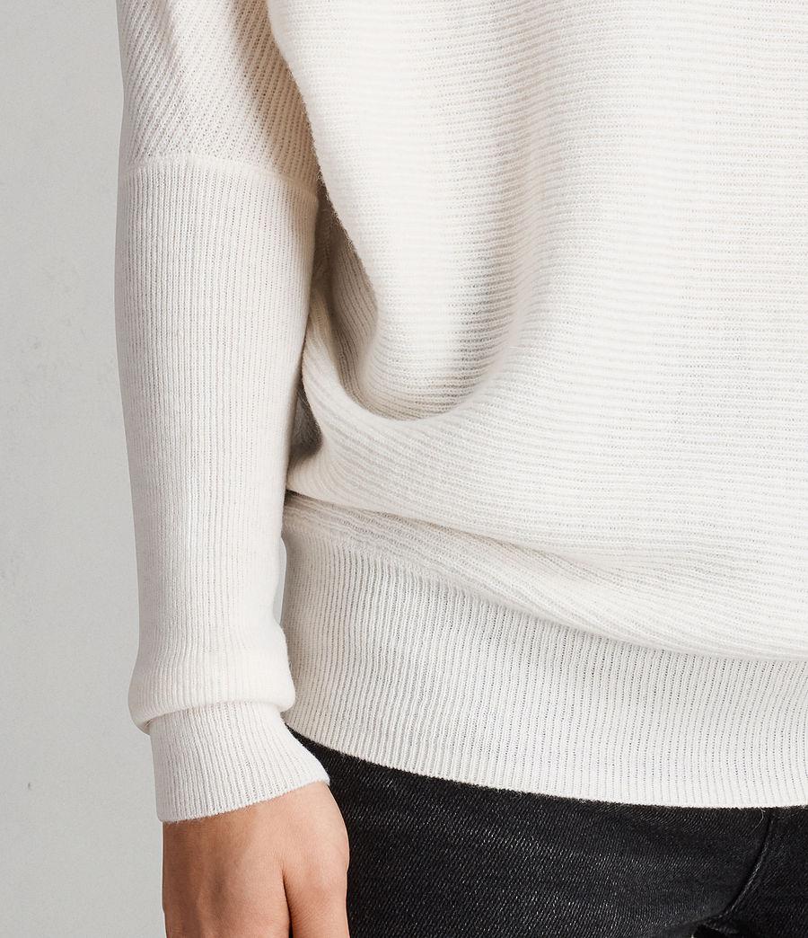 all saints ridley sweater white