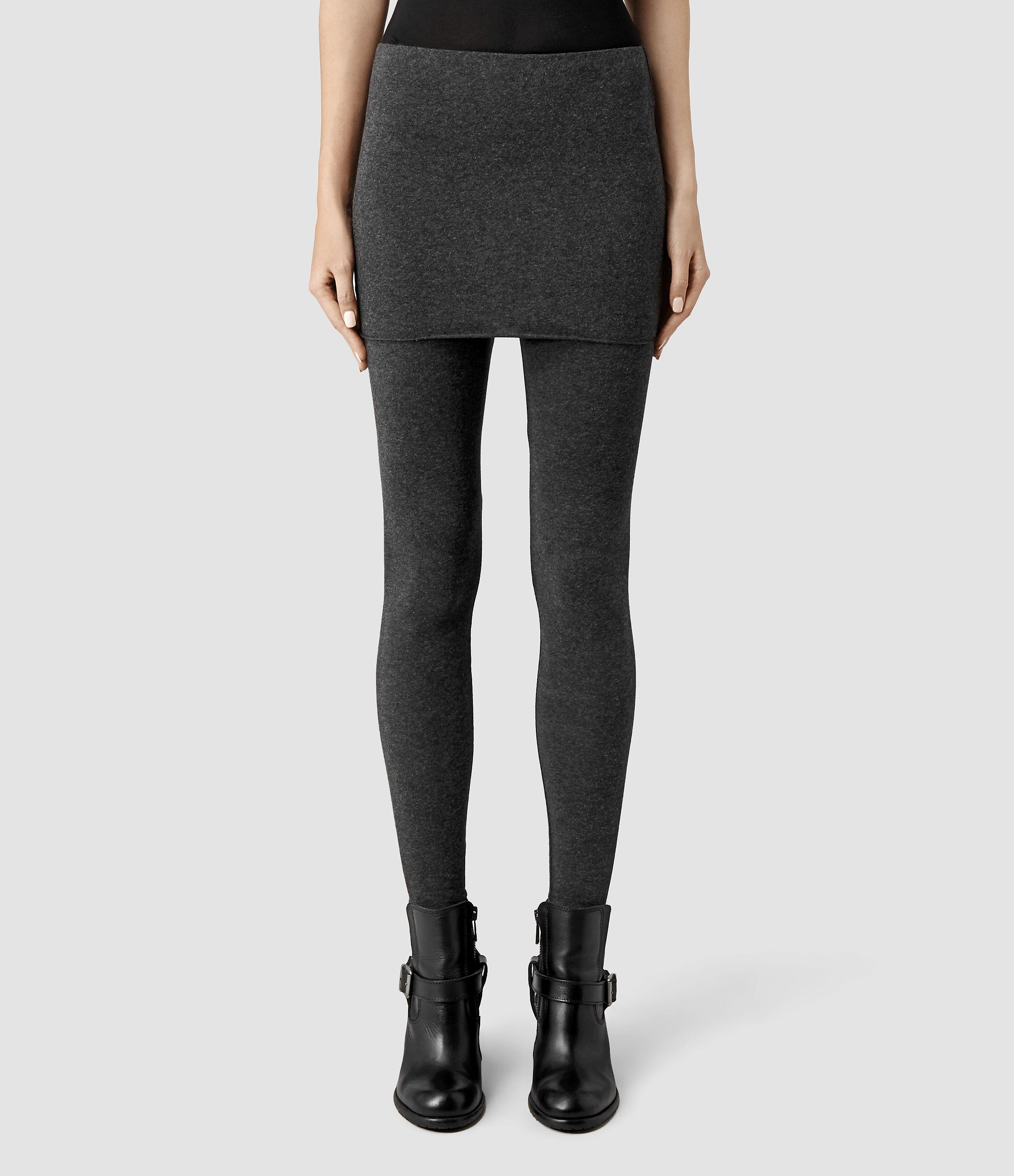 Allsaints Raffi Leggings in Black | Lyst