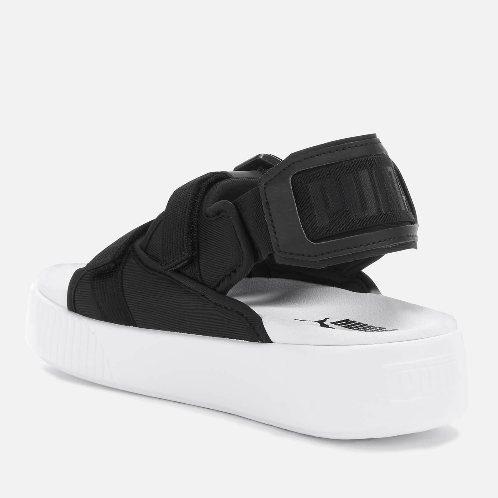 puma women's platform slide ylm sandal