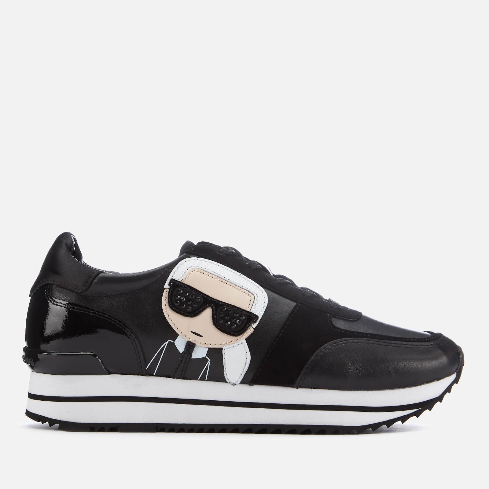 karl lagerfeld platform trainers