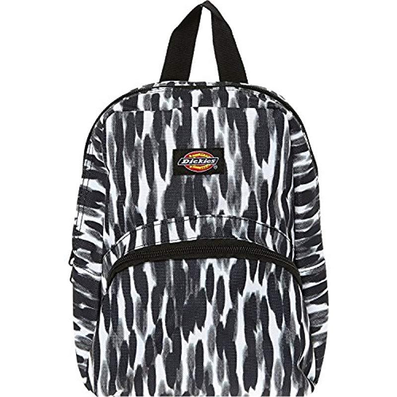 dickies black canvas mini backpack