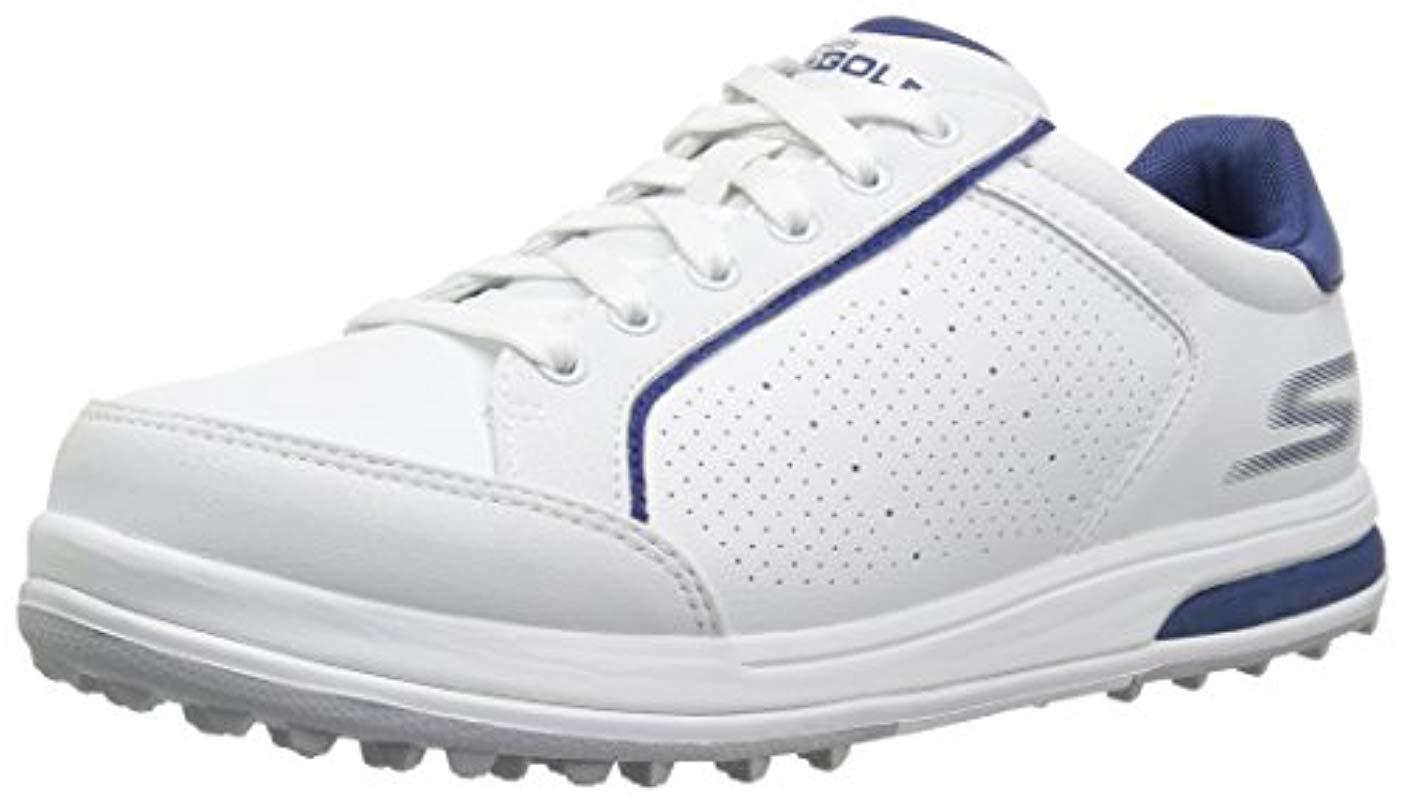 Lyst Skechers Go Drive 2 Relaxed Fit Golf Shoes In White For Men Skechers Men S White Go Drive 2
