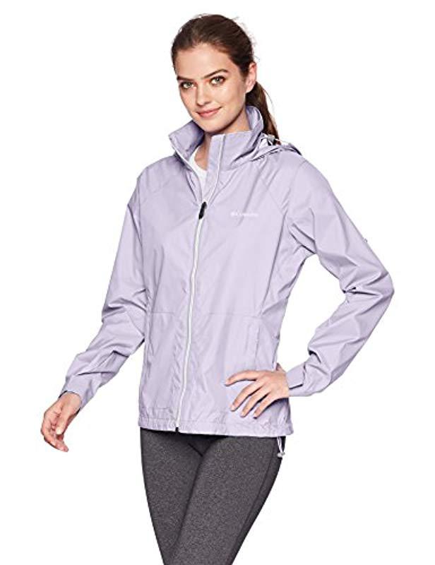 Lyst Columbia Switchback Iii Adjustable Waterproof Rain Jacket in Purple