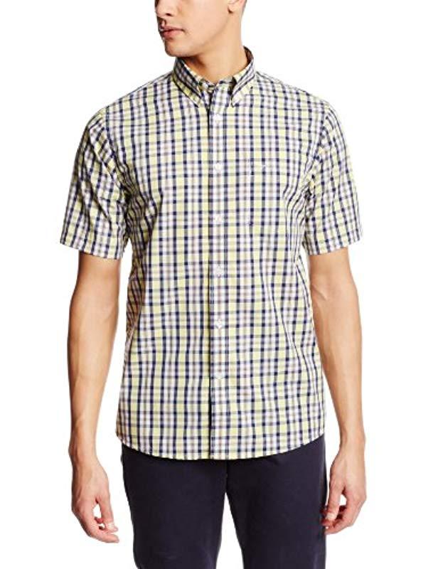 Dockers No Wrinkle Short Sleeve Multi Plaid Shirt for Men Lyst