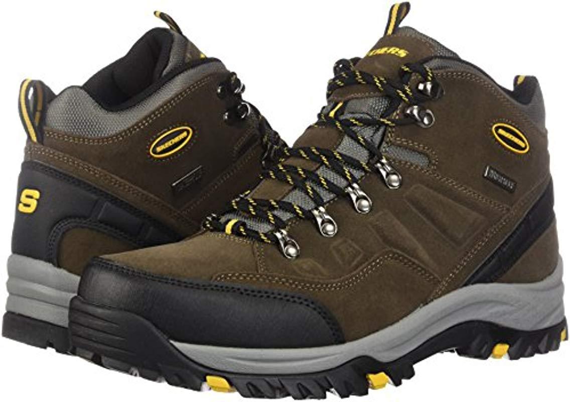 skechers men's relaxed fit relment pelmo hiking boot