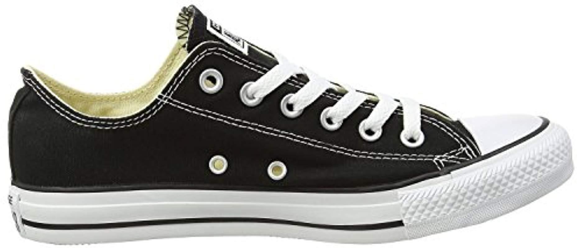 converse all star leather low top black