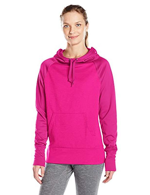 Lyst - Hanes Sport Performance Fleece Pullover Hoodie in Pink - Save 5.263157894736835%