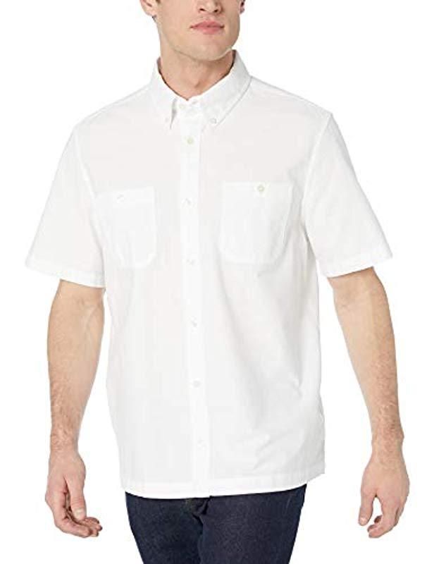 calvin klein white button down