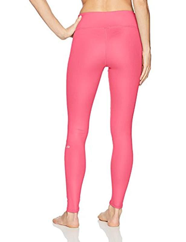 Alo Yoga Airbrush Legging in Pink - Lyst
