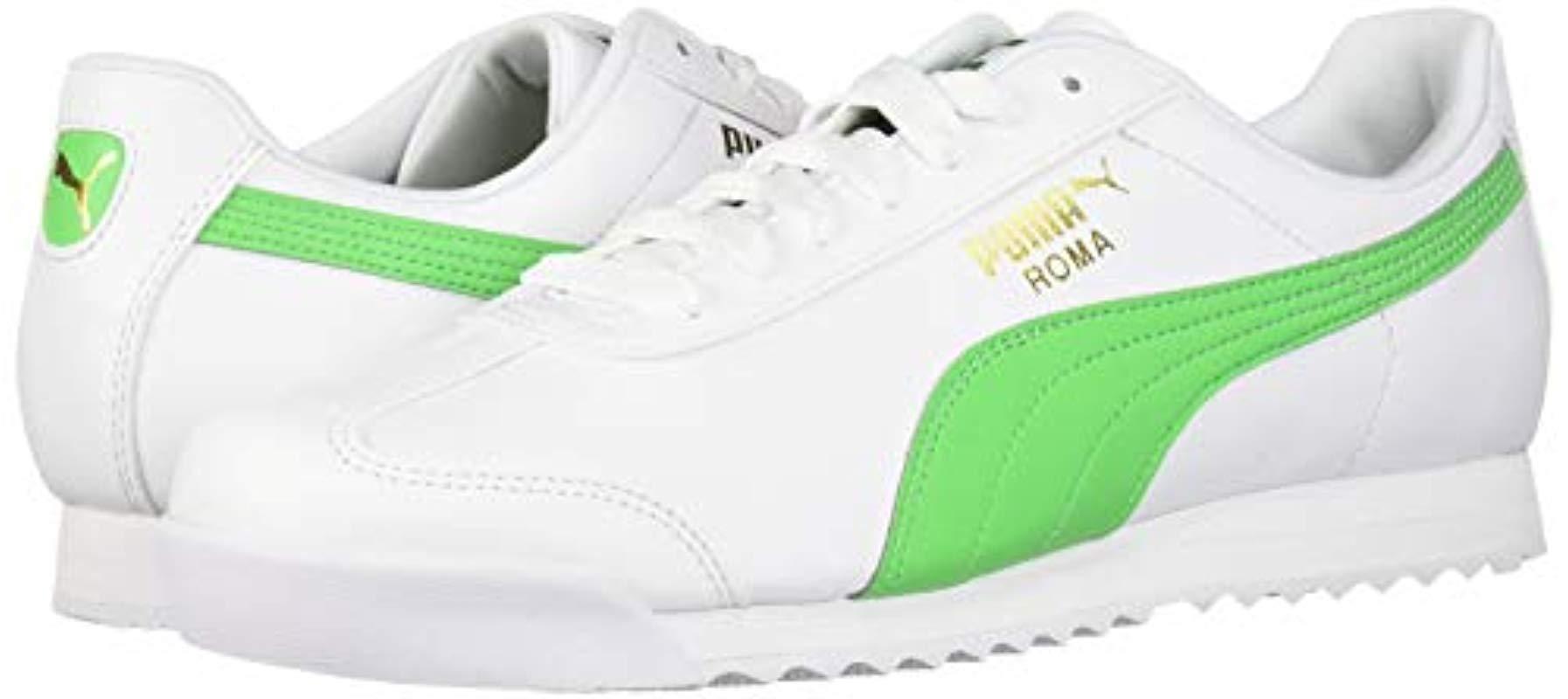 PUMA Roma Basic Fashion Sneaker in White for Men - Save 24% - Lyst